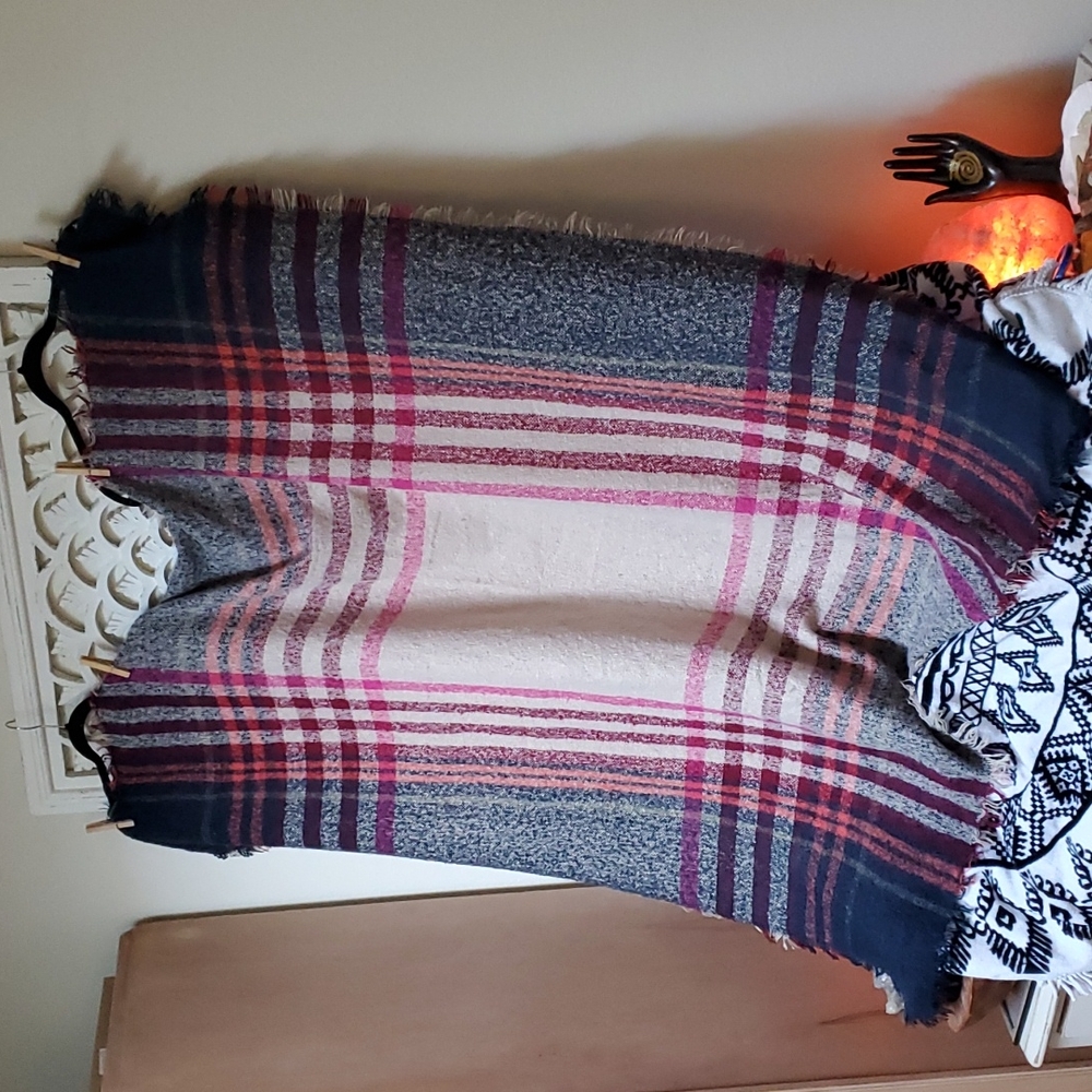 Huge Shawl Scarf Winter Super Soft Mini Blanket